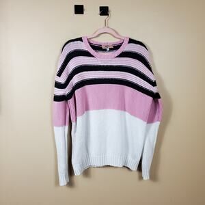 No. 21 Multicolor Colorblock Stripe Knit Sweater Size IT42/ US6 DAMAGED